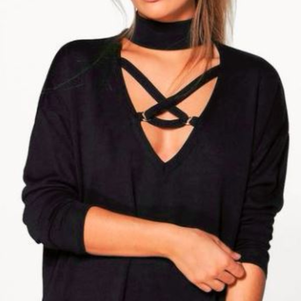 ‼️Price Drop‼️Plus Sizes Choker Top Tunic